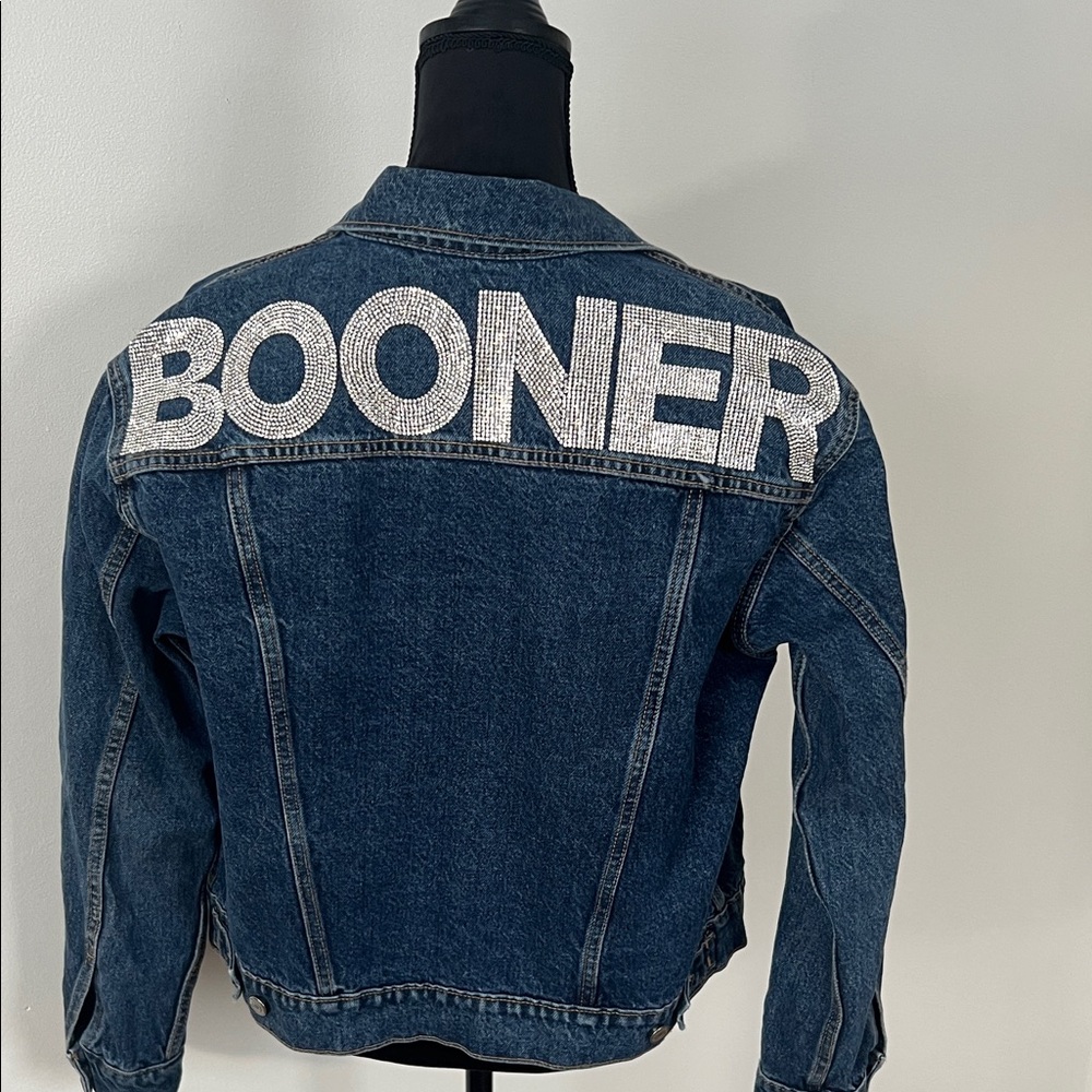 Custom Made Benson Boone “Booner”Old Navy Indigo Denim Jacket